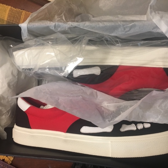 Amiri skeleton slip ons main image 7